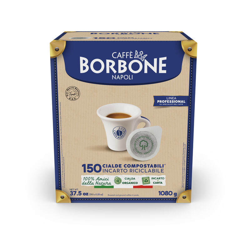 Cialda caffè Borbone ESE 44mm in filtrocarta miscela nera confezione risparmio
